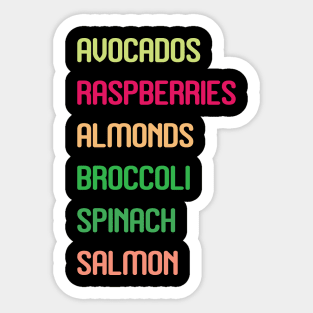 Healthiest Foods on earth Sticker